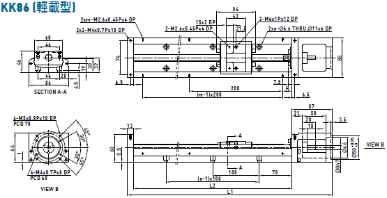 KK86線性模組圖 KK86線性模組圖